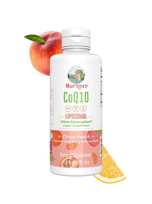 Mary Ruth's CoQ10 Liposomal (Citrus Peach) 7.6 fl oz