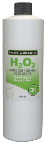 Oxygen Wellness Co 3% Food Grade Hydrogen Peroxide (H2O2)