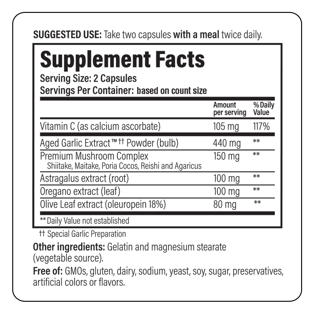 Kyolic Immune Formula 103 (100 Caps)