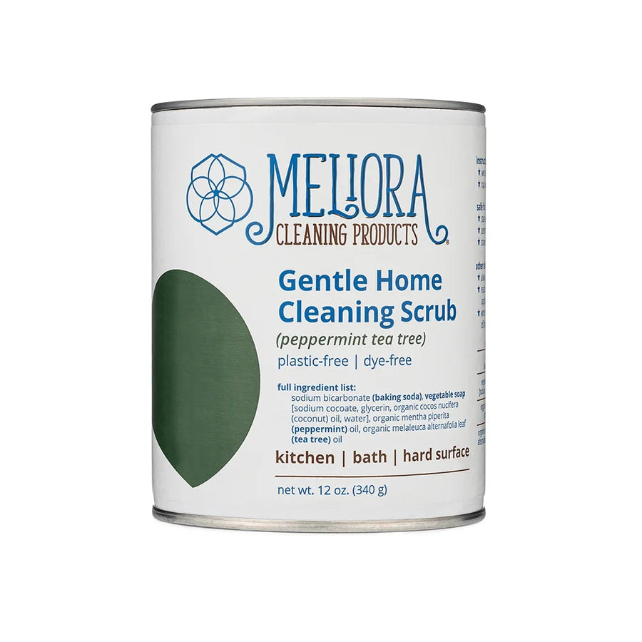 Meliora Gentle Home Cleaning Scrub Powder (Peppermint Tea Tree) - Plastic-Free