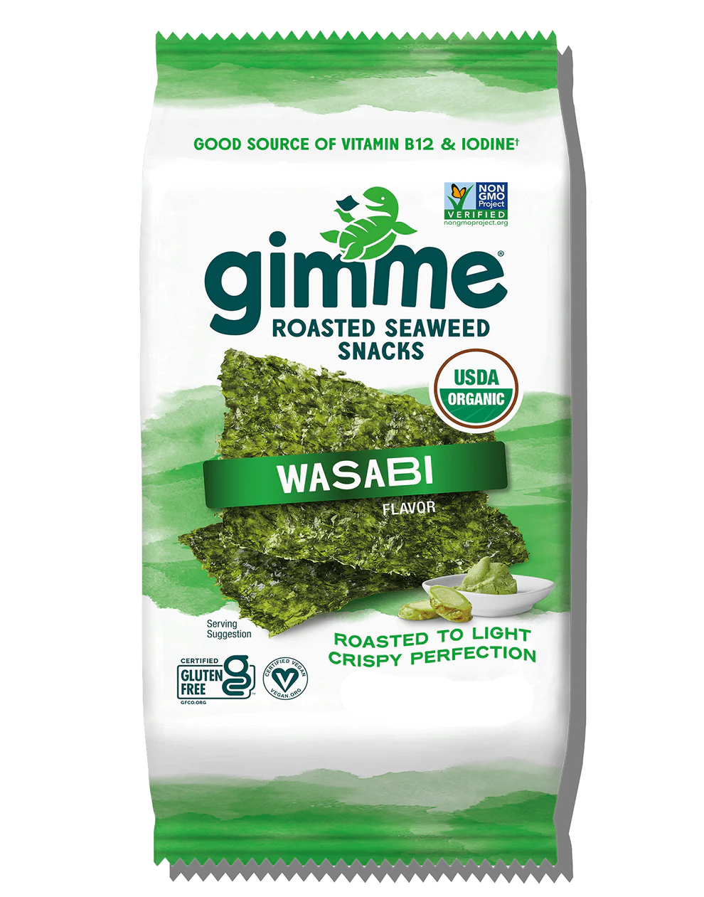Gimme Wasabi Roasted Seaweed Snacks (10g)
