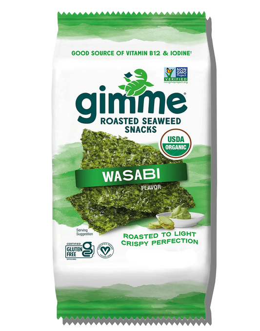 Gimme Wasabi Roasted Seaweed Snacks (10g)