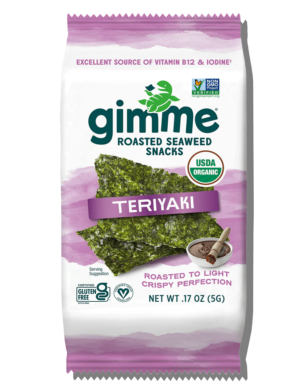 Gimme Teriyaki Roasted Seaweed Snacks (10g)