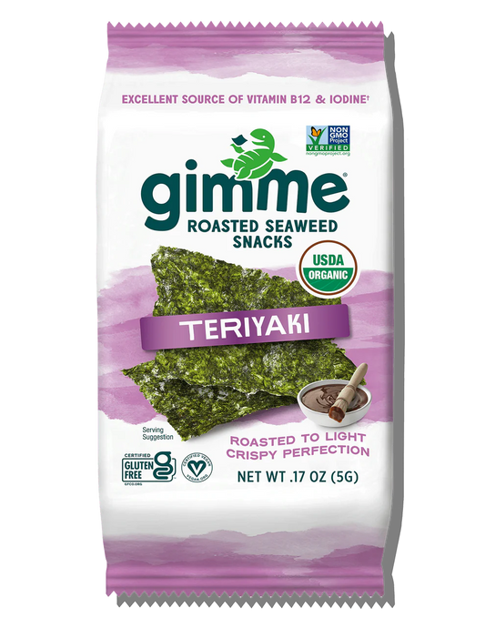 Gimme Teriyaki Roasted Seaweed Snacks (10g)