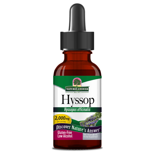 Nature's Answer Hyssop Herb 1oz Low Alcohol