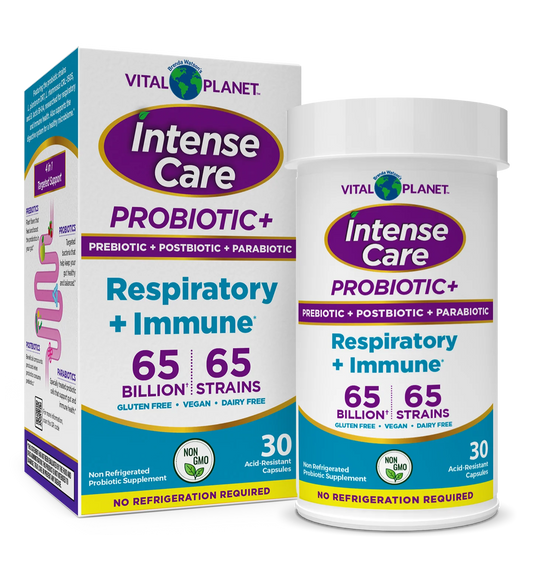 Vital Planet Intense Care Respiratory + Immune Probiotic (30 Caps)