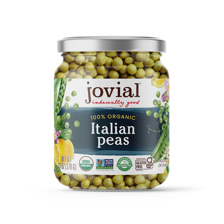 Jovial Organic Italian Peas 13oz