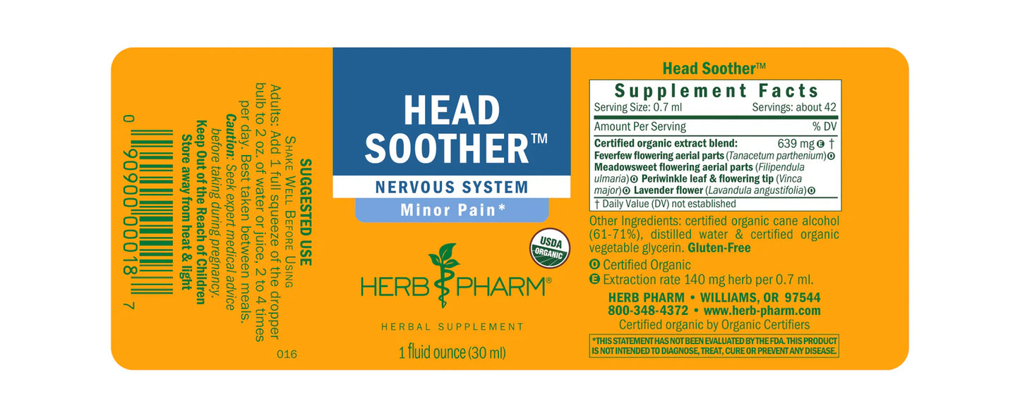 Herb Pharm Head Soother™ 1 fl oz