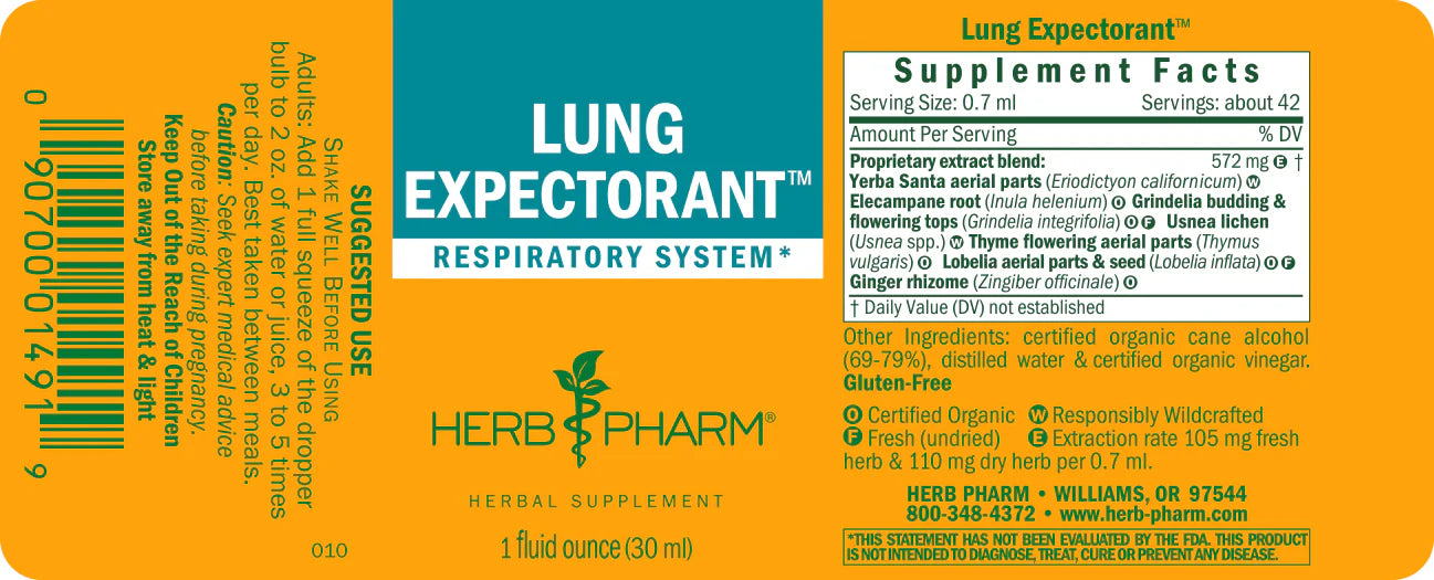 Herb Pharm Lung Expectorant™ 1 fl oz