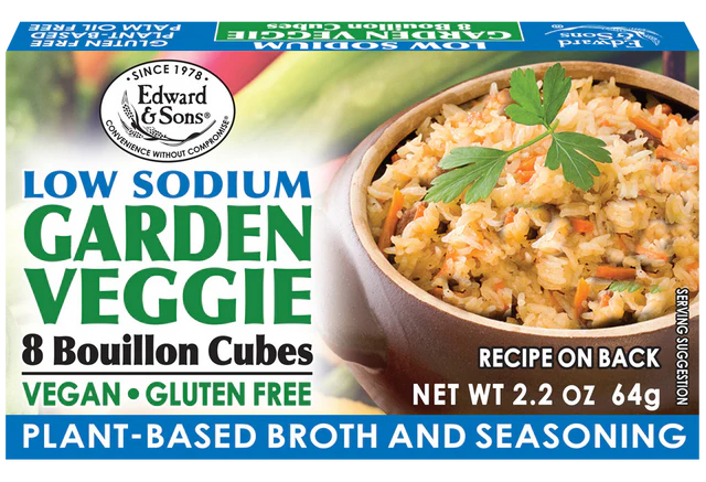 Edward & Sons® Low Sodium Garden Veggie Bouillon Cubes