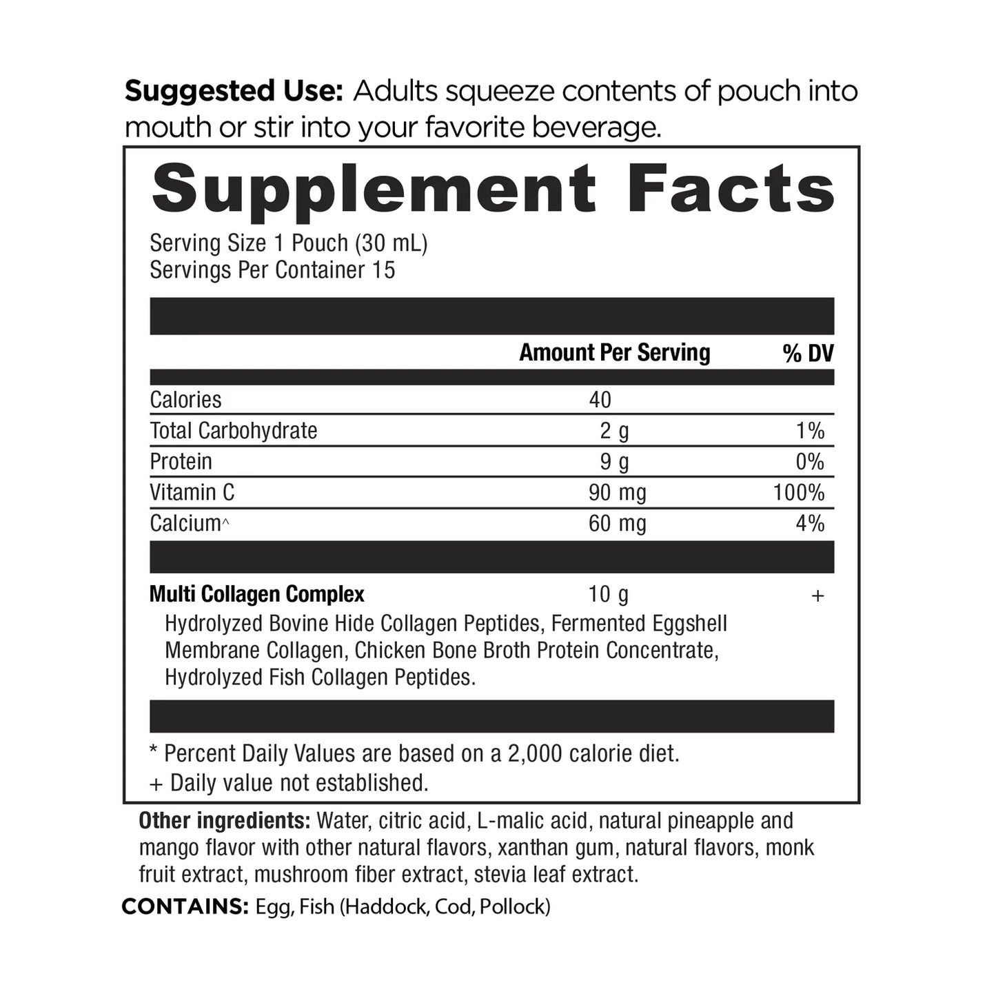 Ancient Nutrition Multi Collagen Protein Gel Packs – Tropical (15 Count)
