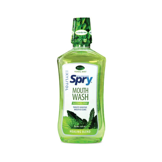Spry Alcohol-free Herbal Mint Mouth Wash