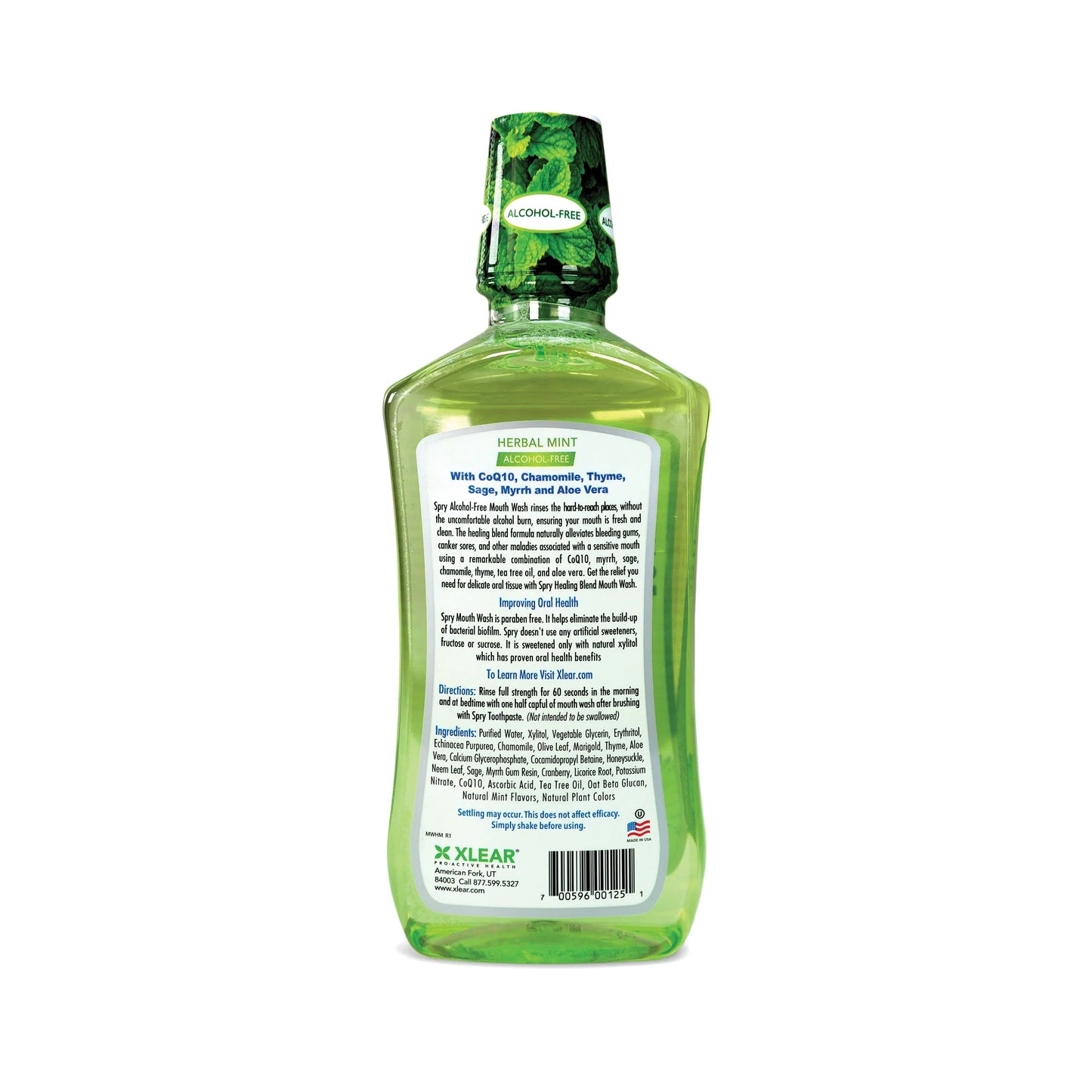 Spry Alcohol-free Herbal Mint Mouth Wash