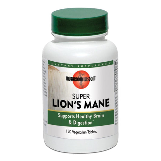Mushroom Wisdom SUPER LION’S MANE, 120 Tablets