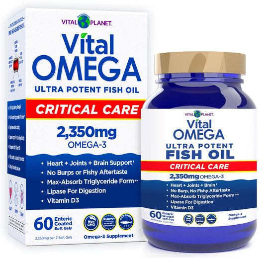 Vital Planet  Vital Omega Critical Care - Softgels, 60ct