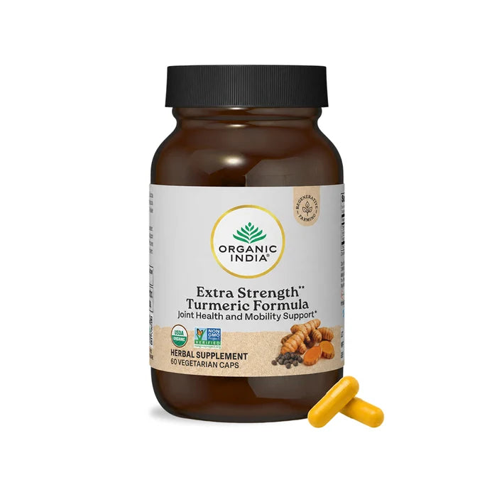 Organic India Extra Strength Turmeric Capsules (60 caps)