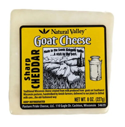 Natural Valley Medium Cheddar Goat Cheese