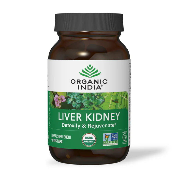 Organic India Liver & Kidney Cleanse Supplement (90 Caps)