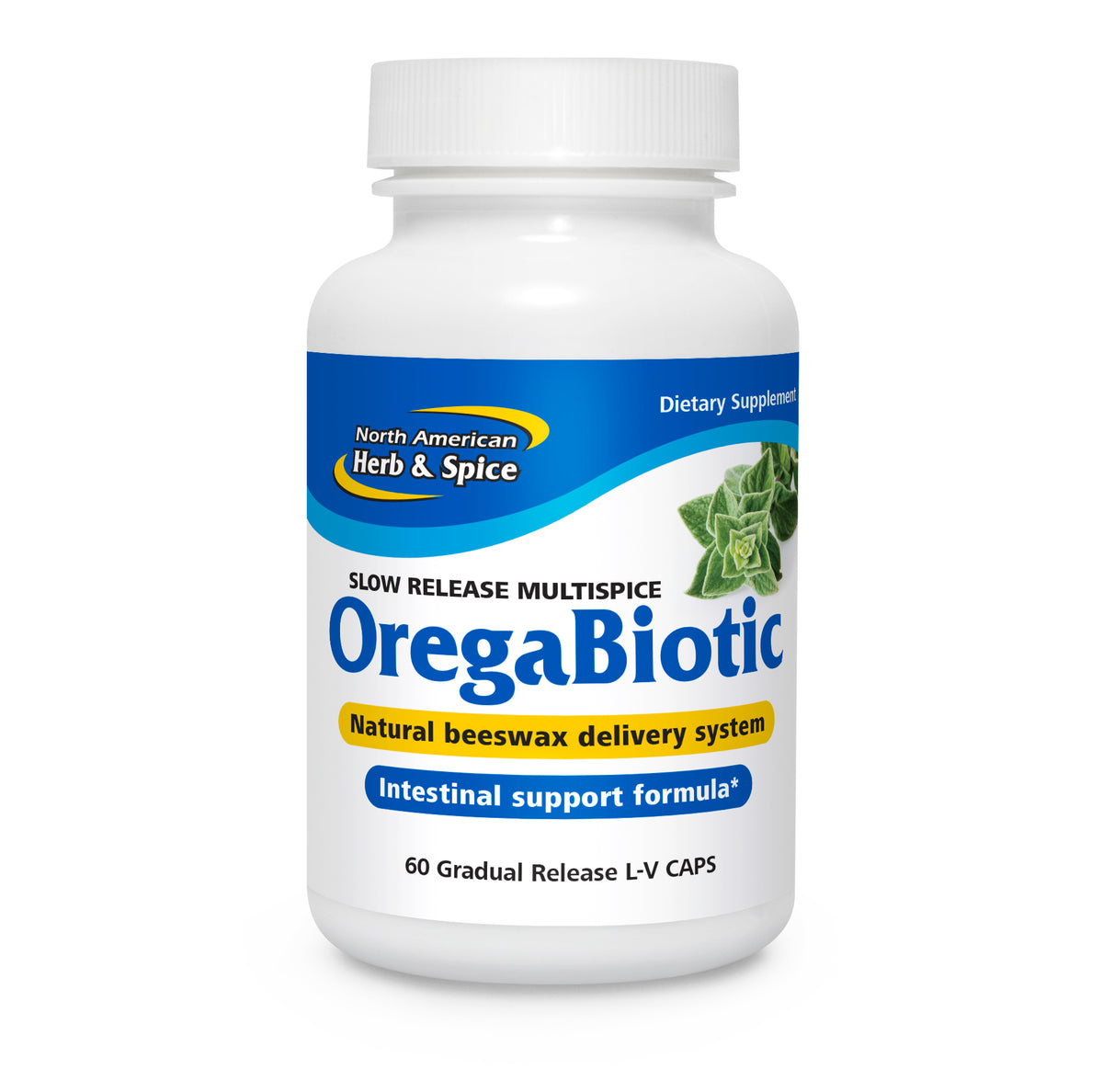 North American Herb & Spice OregaBiotic (60 Gradual Release L-V Caps)