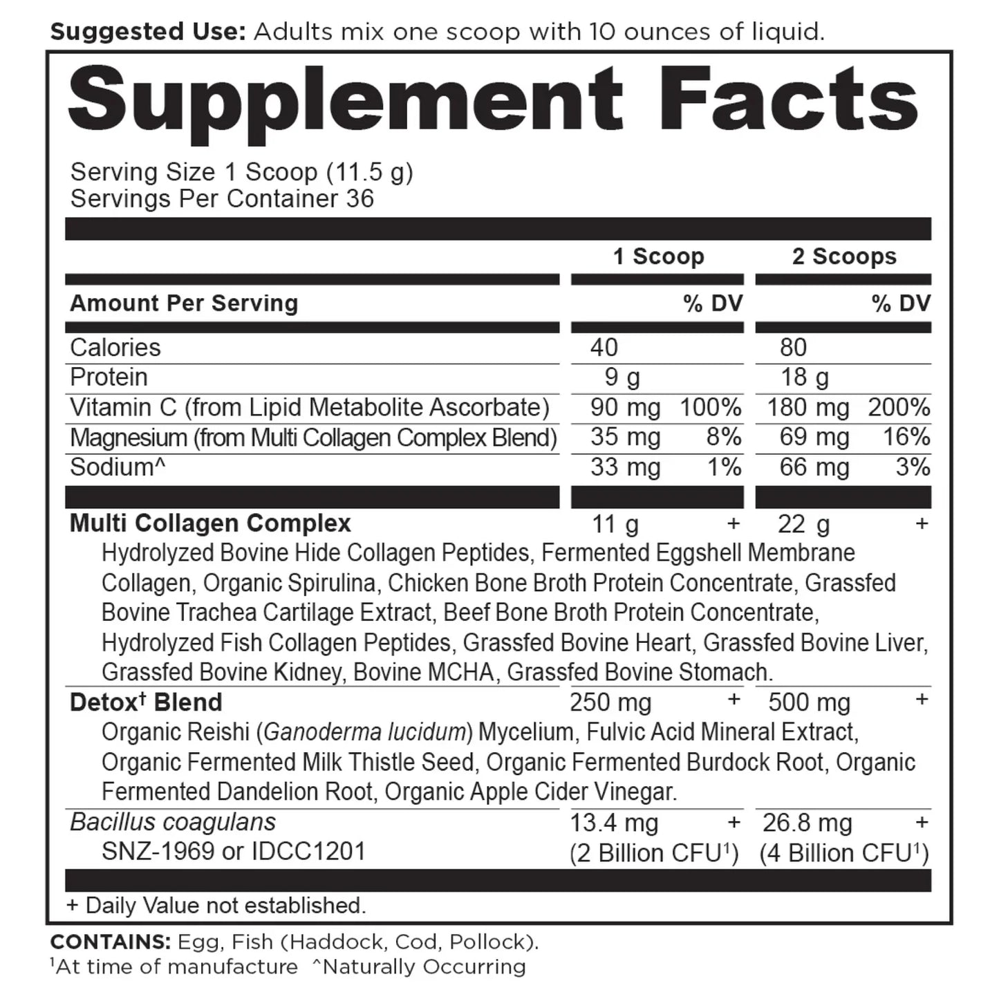 Ancient Nutrition Multi Collagen Protein Advanced Detox