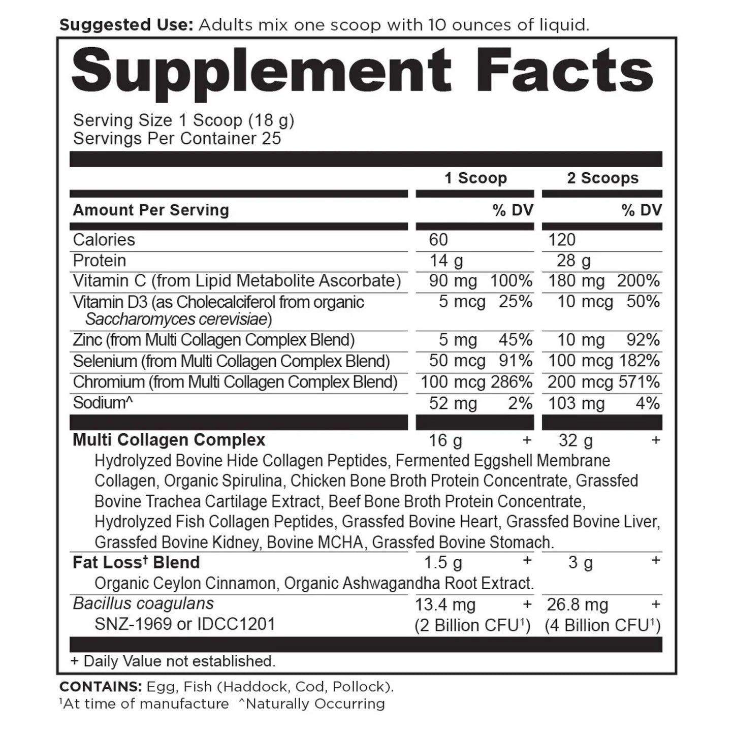 Ancient Nutrition Multi Collagen Advanced Lean Cinnamon