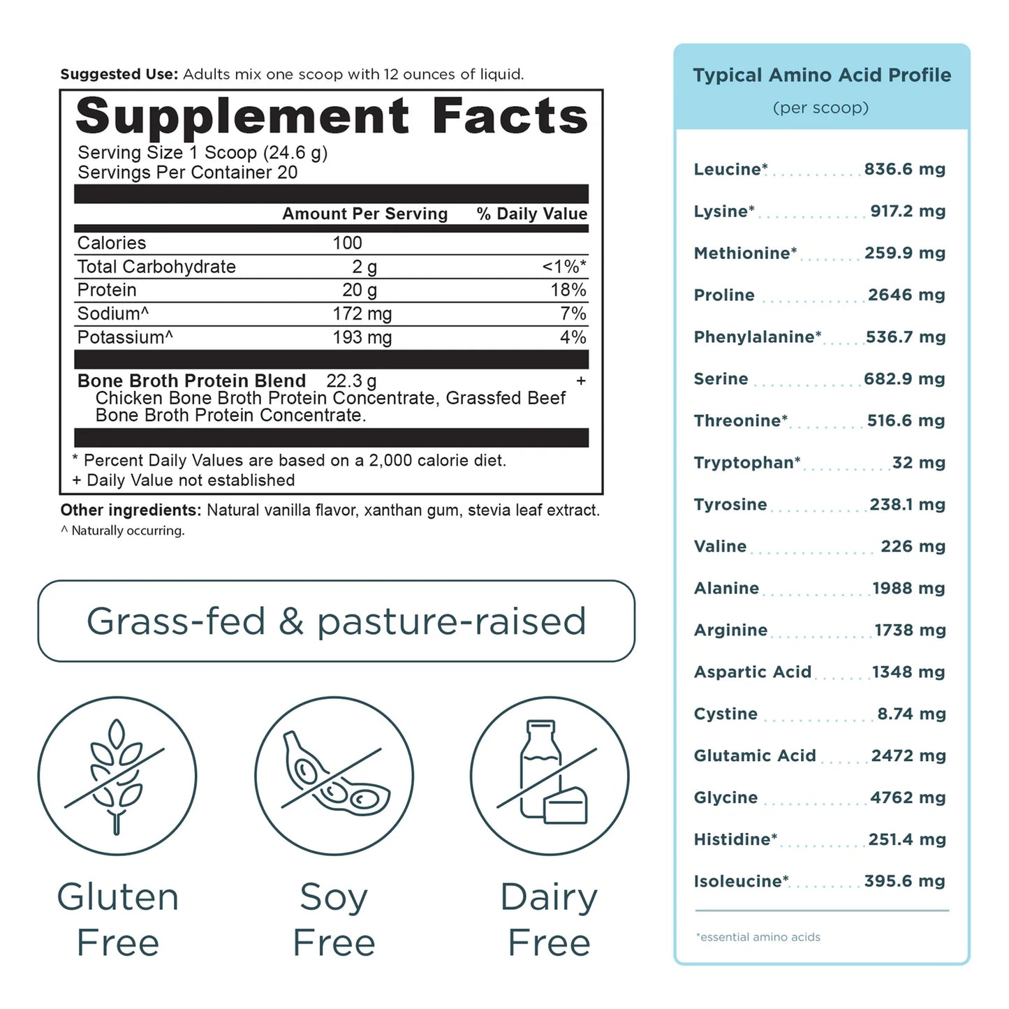 Ancient Nutrition Bone Broth Protein (Vanilla)