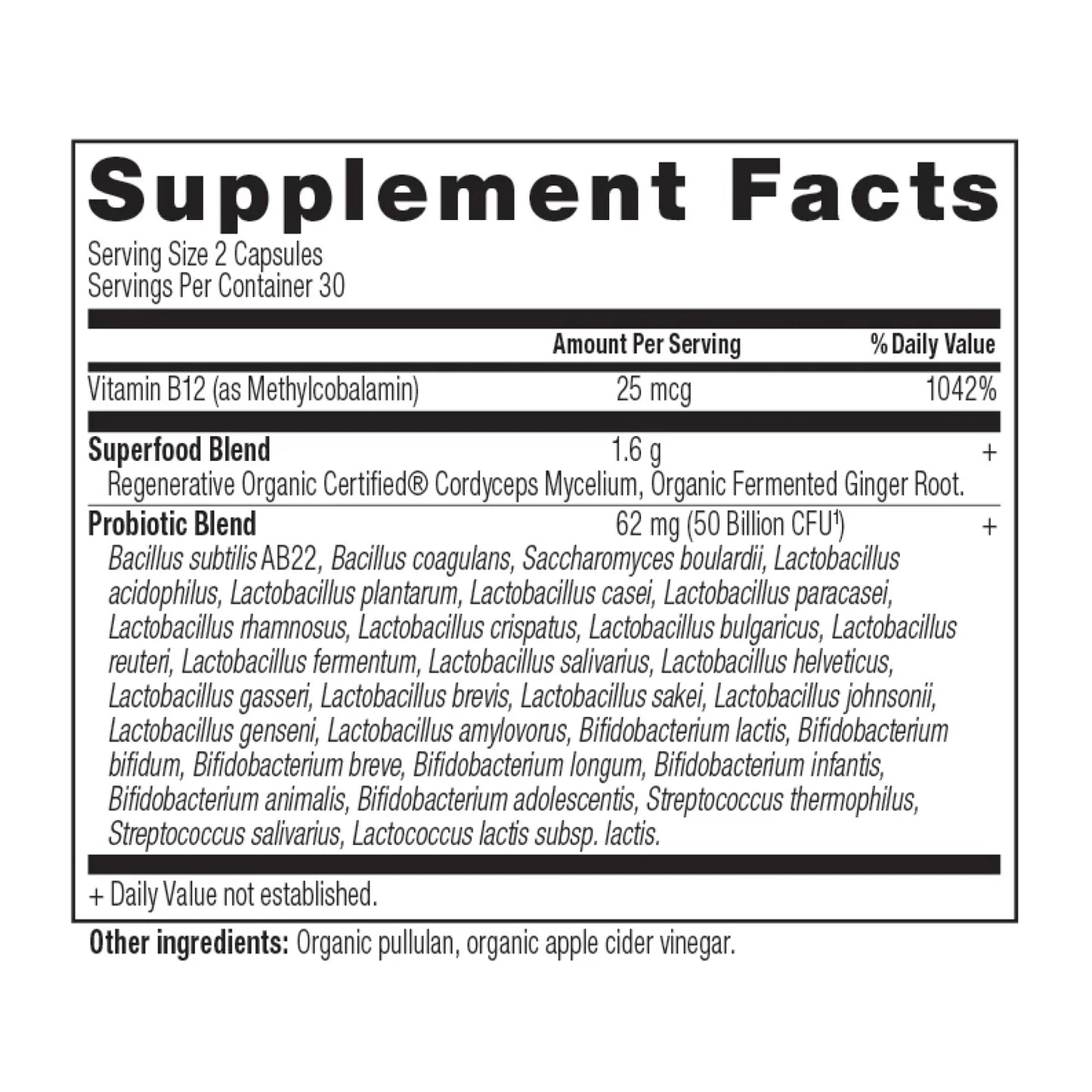 Ancient Nutrition Regenerative Organic Certified® Probiotics (Shelf Stable)