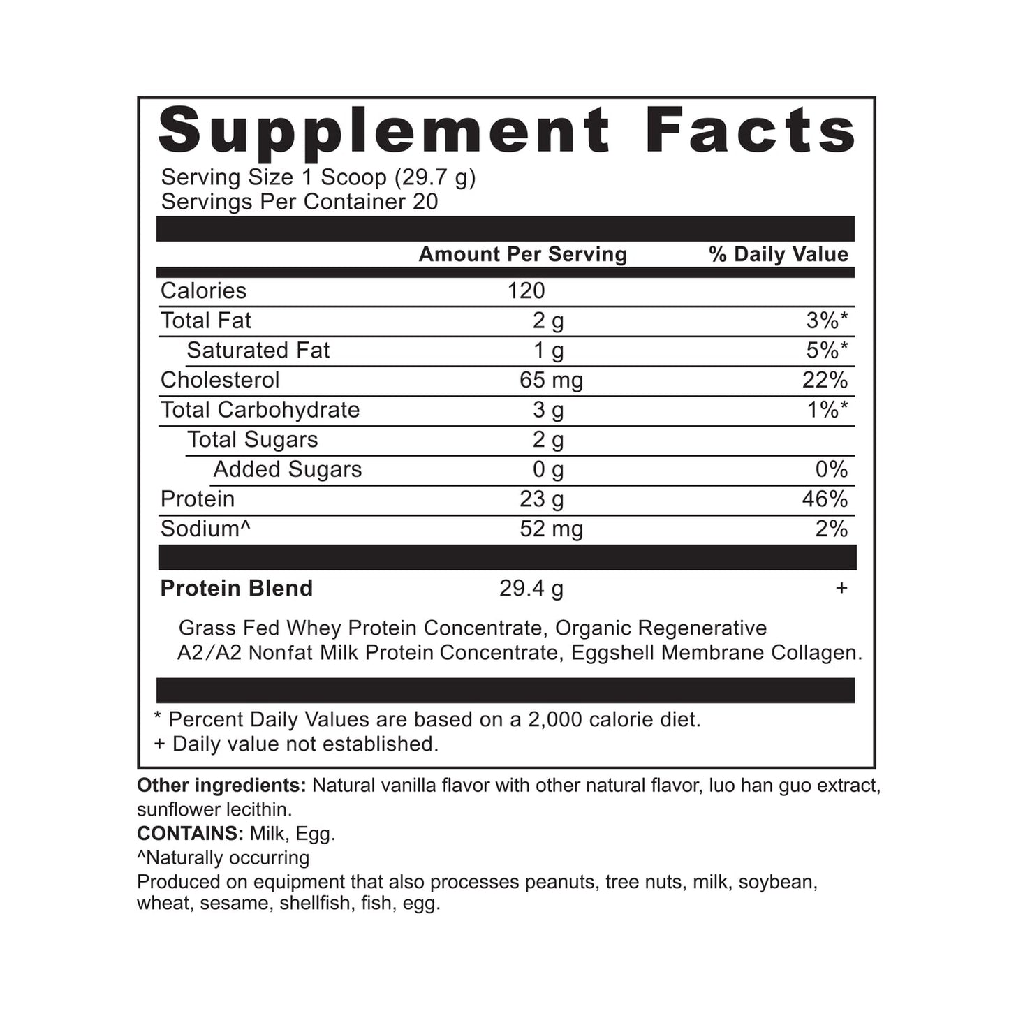 Ancient Nutrition Whey Protein (vanilla)