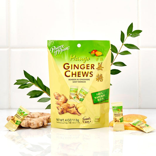 Prince of Peace Ginger Chew (Mango) 4oz