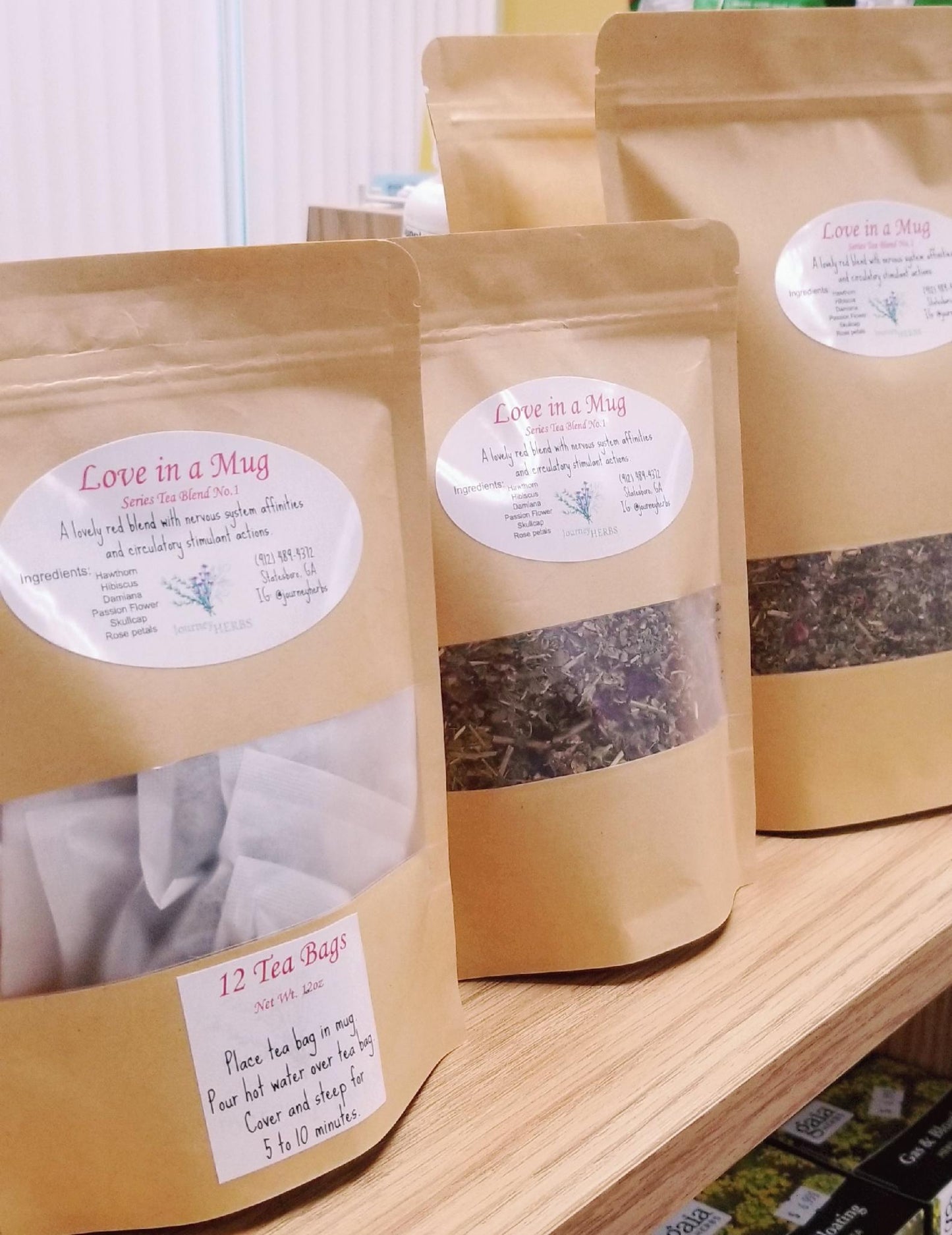 JourneyHerbs Love in a Mug Series Tea Blend No. 1