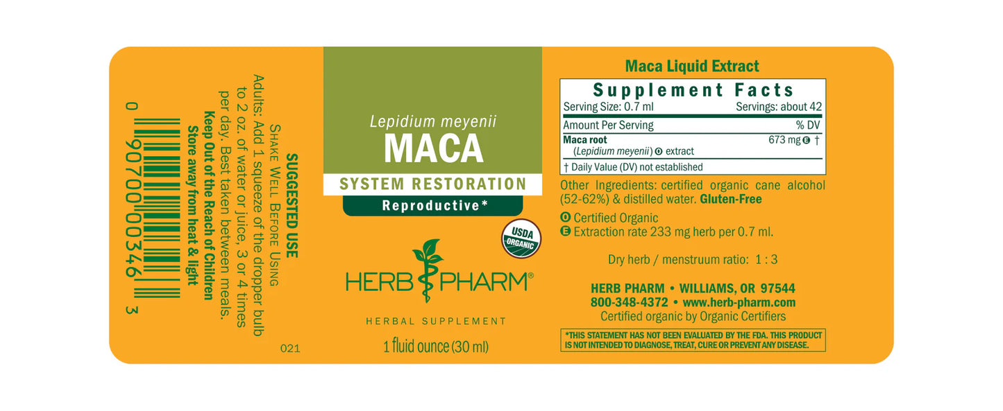 Herb Pharm Maca 1 fl oz