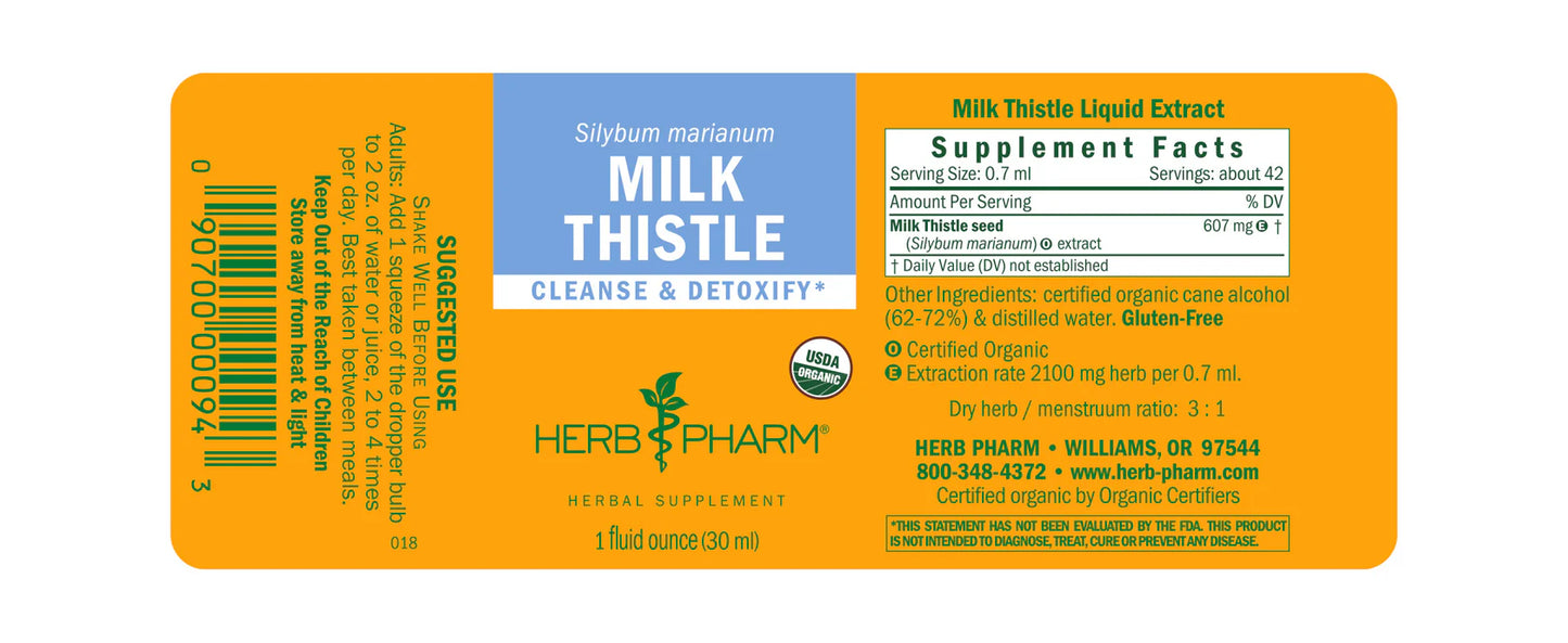 Herb Pharm Milk Thistle 1 fl oz