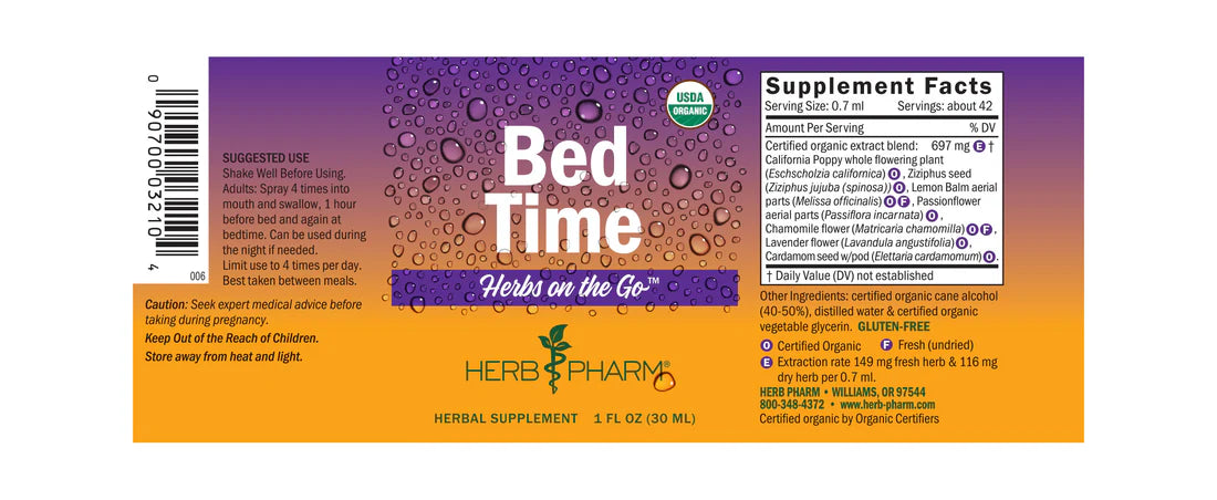 Herb Pharm Herbs on the Go: Bed Time™ 1 fl oz