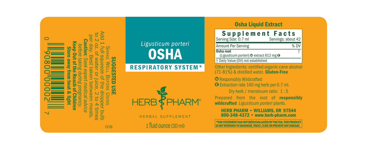 Herb Pharm OSHA 1 fl oz