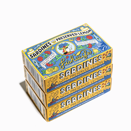 Fishwife Sardines with Preserved Lemon (1 x 4.2oz tin)