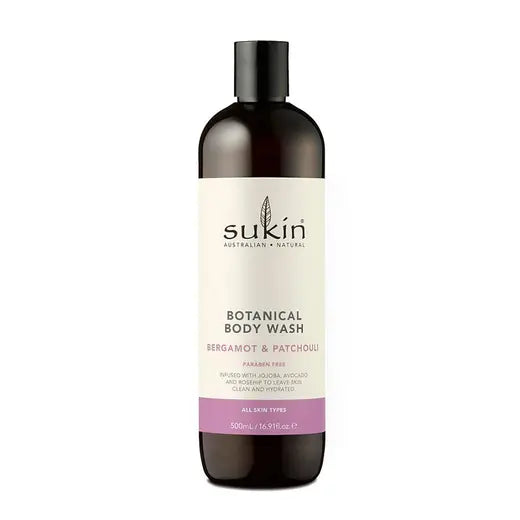 Sukin Signature Botanical Bergamot & Patchouli Body Wash 16.9 fl. oz.