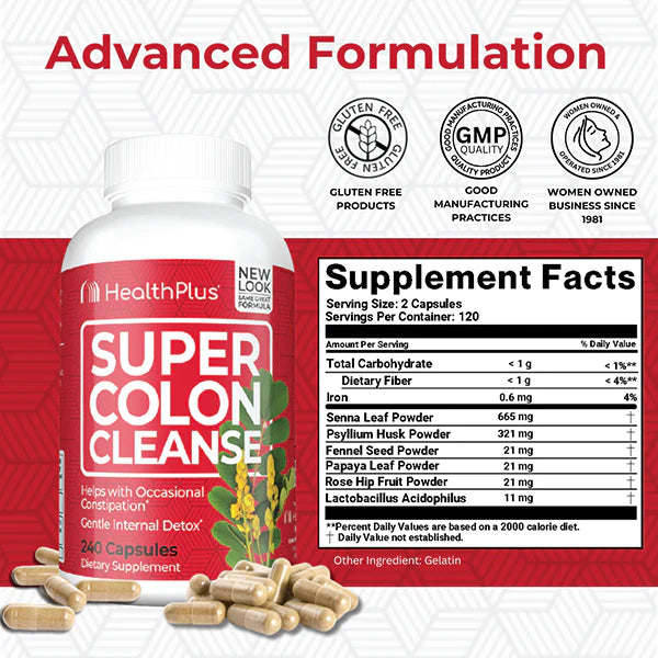 HealthPlus Super Colon Cleanse® Caps