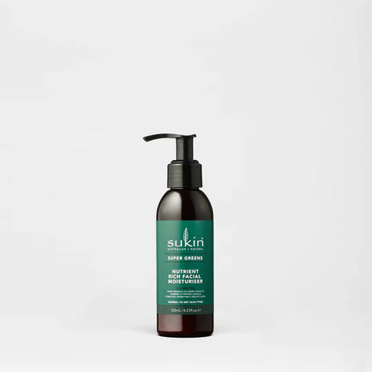 Sukin Super Greens Nutrient Rich Facial Moisturizer 4.23 fl. oz.