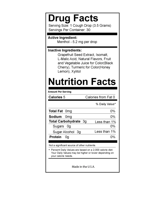 Xlear Cough Drops (Honey Lemon)