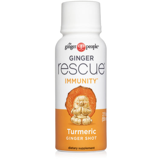 Ginger People Ginger Rescue Ginger Shots - Turmeric - Immunity