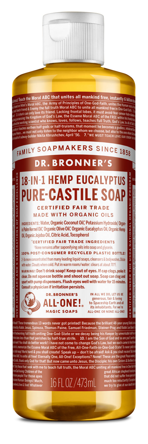 Dr Bronner's Pure Castile Soaps