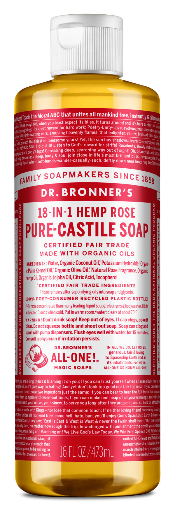 Dr Bronner's Pure Castile Soaps