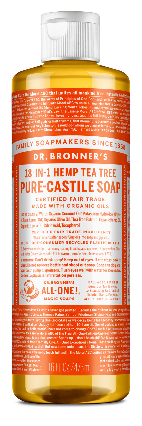 Dr Bronner's Pure Castile Soaps