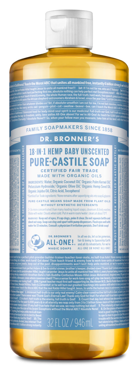 Dr Bronner's Pure Castile Soaps