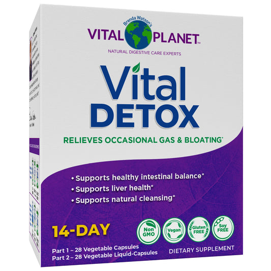 Vital Planet Vital Detox - For Occasional Gas and Bloating
