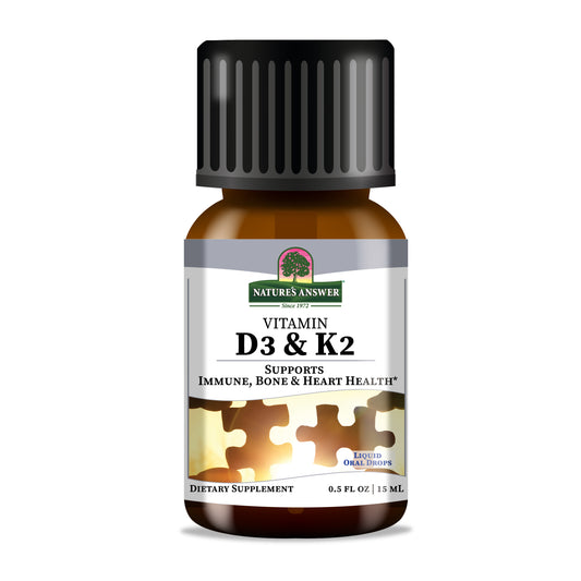 Nature's Answer D3 + K2 Liquid 0.5 fl oz