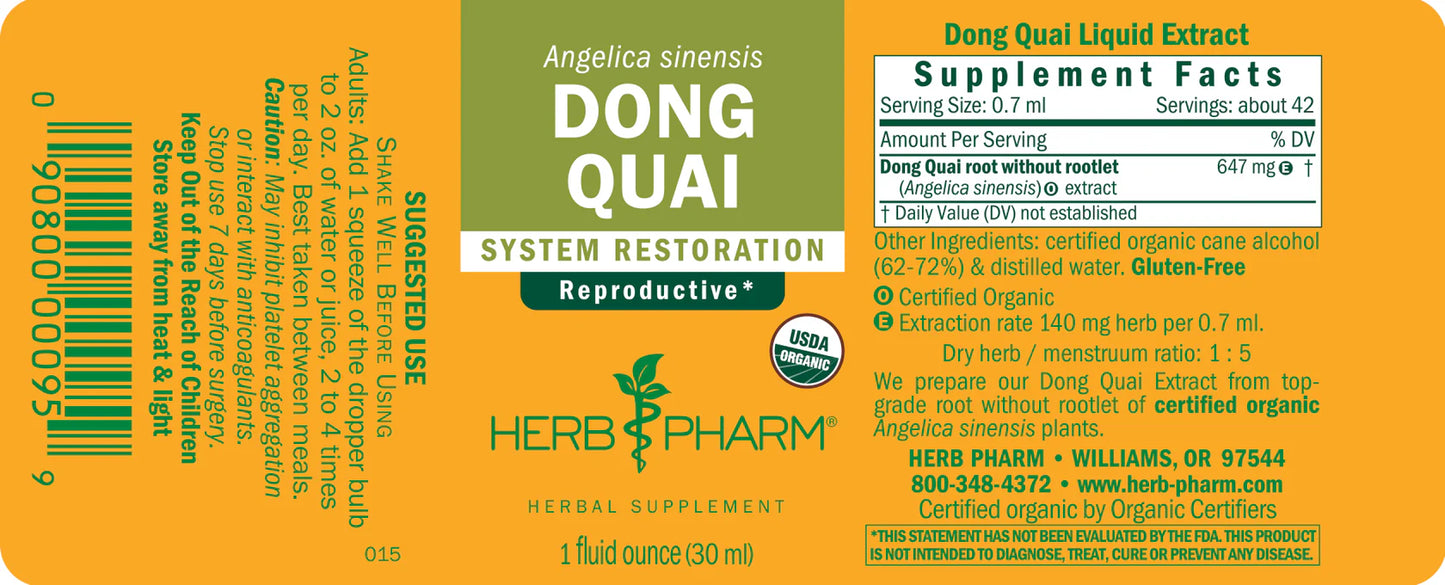 Herb Pharm Dong Quai 1 fl oz