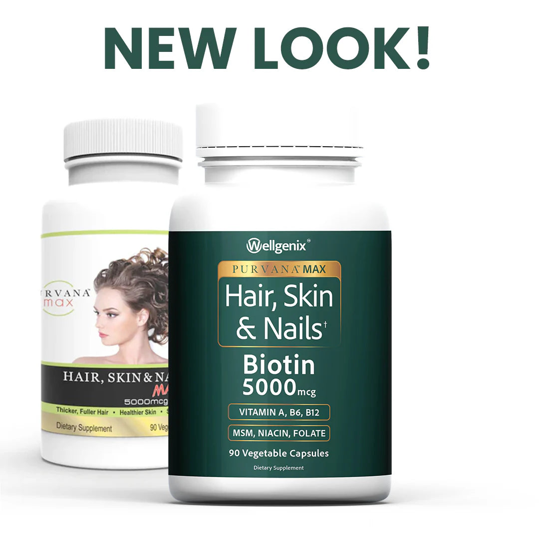 Purvana Max Hair, Skin, & Nails (90 Veg Caps)
