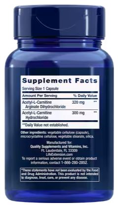 Life Extension Acetyl-L-Carnitine Arginate (90 Caps)