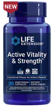 Life Extension Active Vitality & Strength (30 Veg Caps)